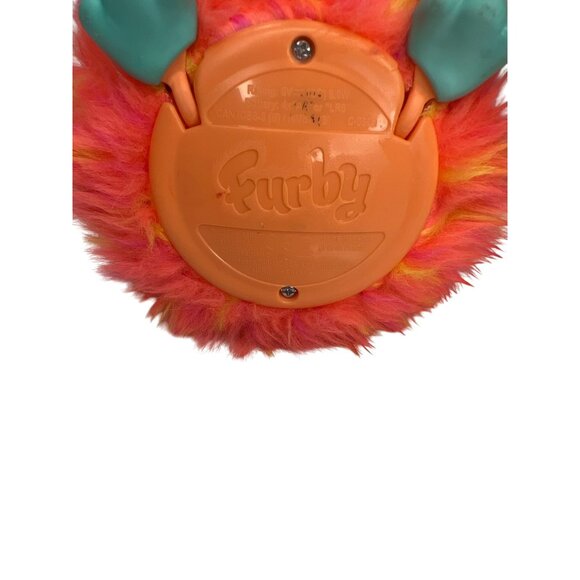 Furby Purple /Coral Plush Interactive Toy 2023 Hasbro Tested & Works Set Of 2 - Picture 6 of 6